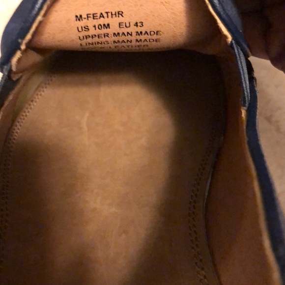 Steve Madden Madden Blue Suede MENS 👞 - Picture 7 of 7